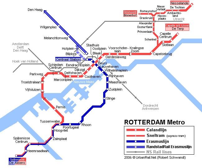 Rotterdam offentlig transport kort